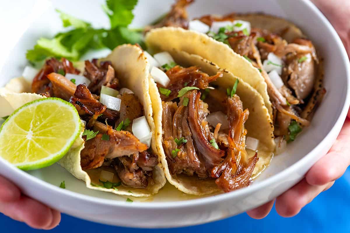 Tacos de carnitas