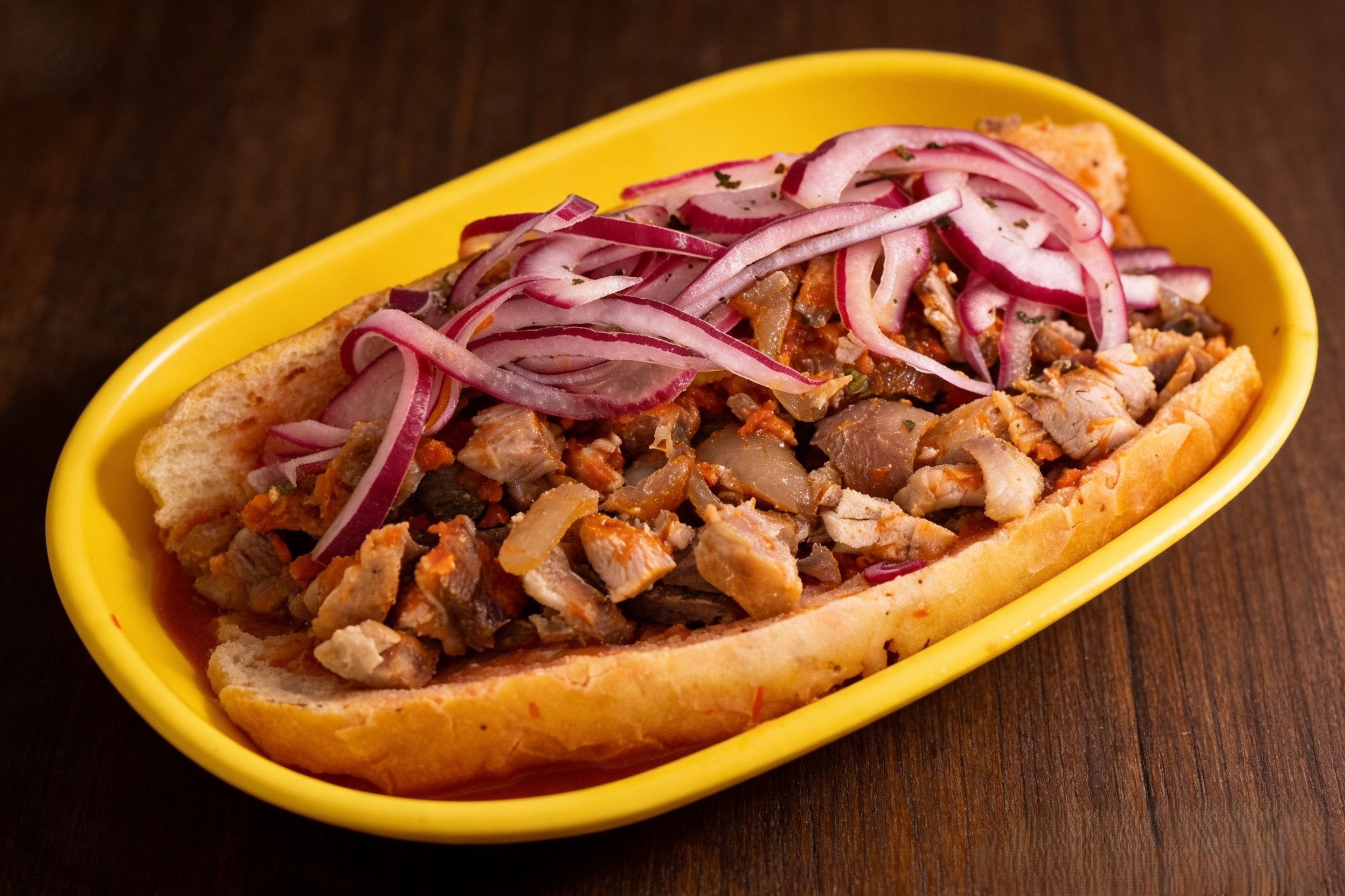 Torta de Carnitas